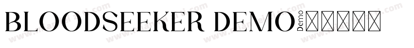 BLOODSEEKER DEMO字体转换